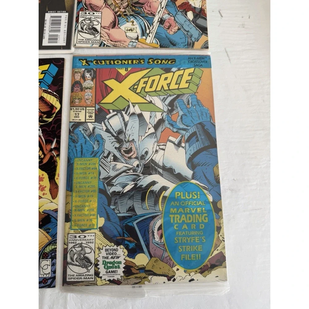 Marvel X-Force Comic Lot 9 Issues 1990s X-Men Cable Stryfe VF NM Set